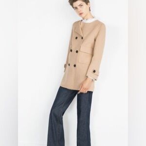 Zara Wool Blend Short Coat